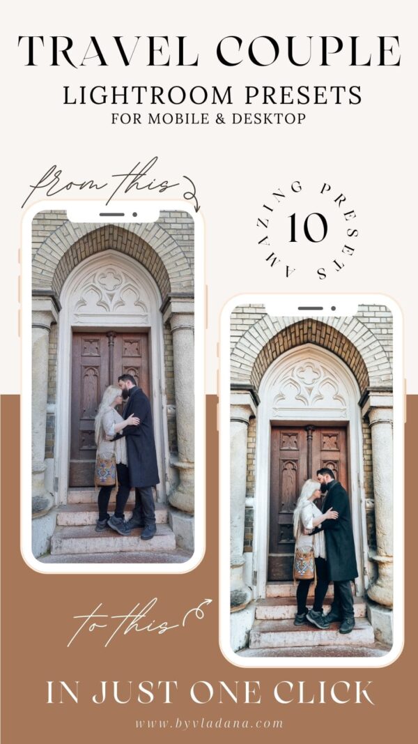 Travel Couple Lightroom Presets by Vladana (for mobile & desktop) - Image 5