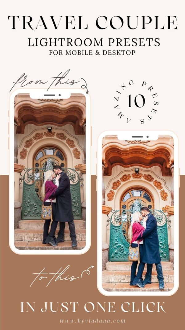 Travel Couple Lightroom Presets by Vladana (for mobile & desktop) - Image 7