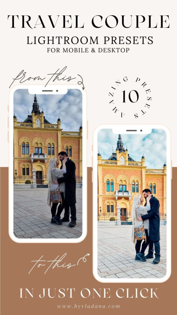 Travel Couple Lightroom Presets by Vladana (for mobile & desktop) - Image 6