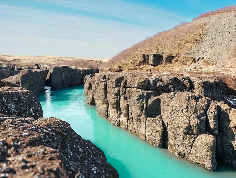 Brúarhlöð Canyon in Iceland