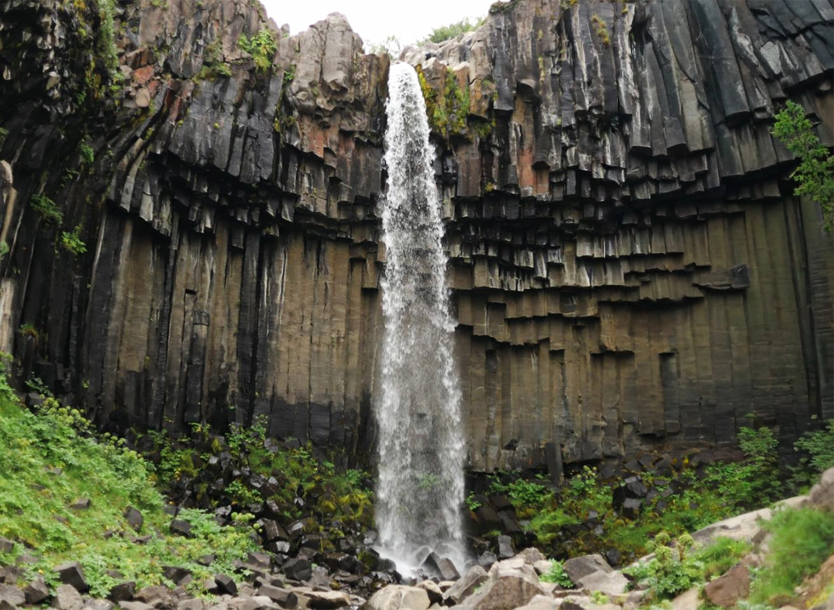 Svartifoss Waterfall in Iceland