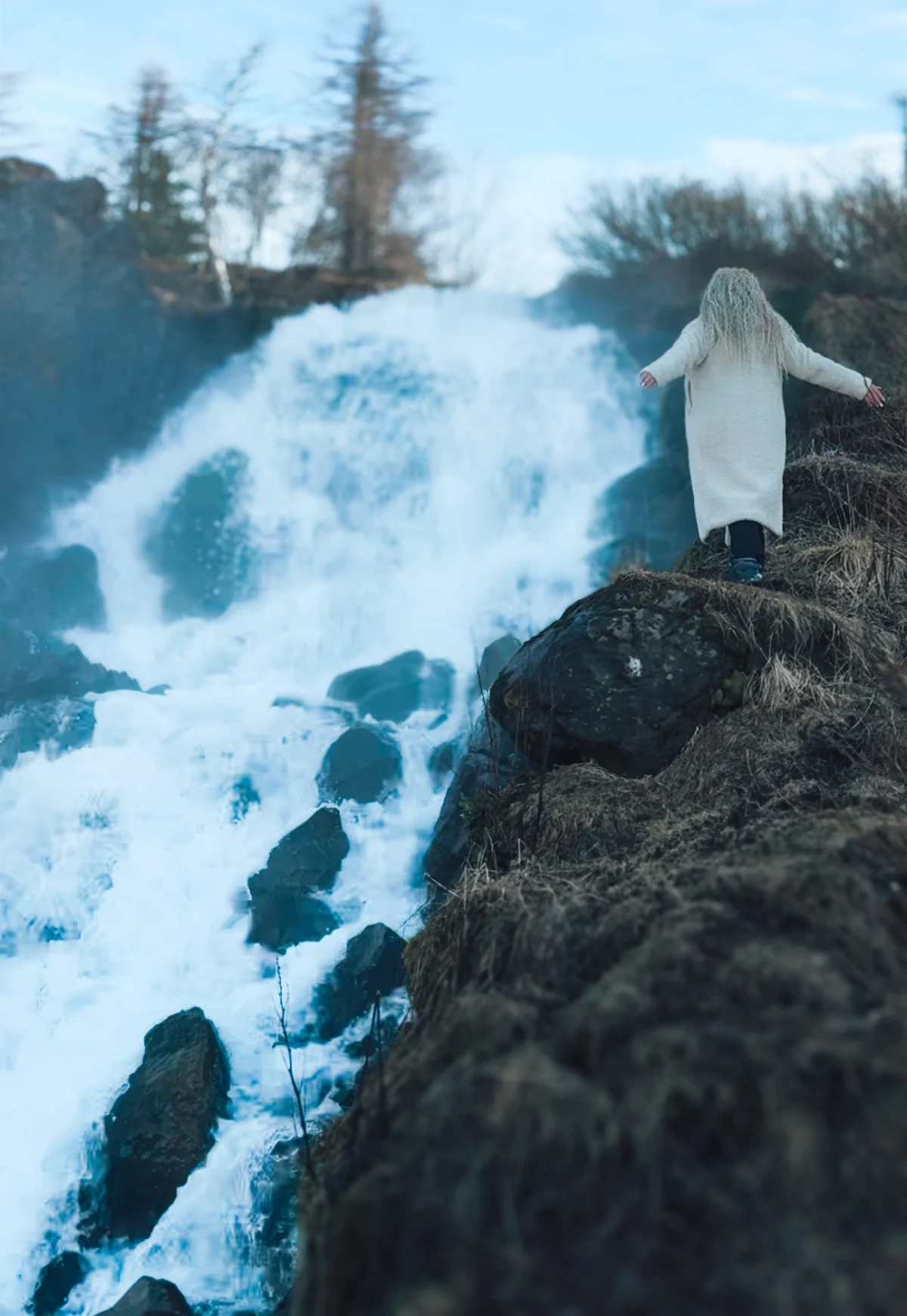 Beautiful waterfall in Iceland